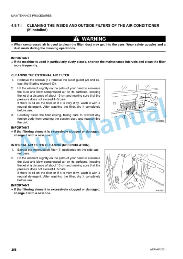 Komatsu PC45MR-3 Hydraulic Excavator Operation and Maintenance Manual WEAM012001 5 Komatsu PC45MR-3 Hydraulic Excavator Operation and Maintenance Manual WEAM012001 - Image 5