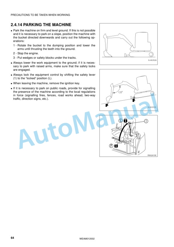Komatsu PC45MR-3 Hydraulic Excavator Operation and Maintenance Manual WEAM012002 2 Komatsu PC45MR-3 Hydraulic Excavator Operation and Maintenance Manual WEAM012002 - Image 2