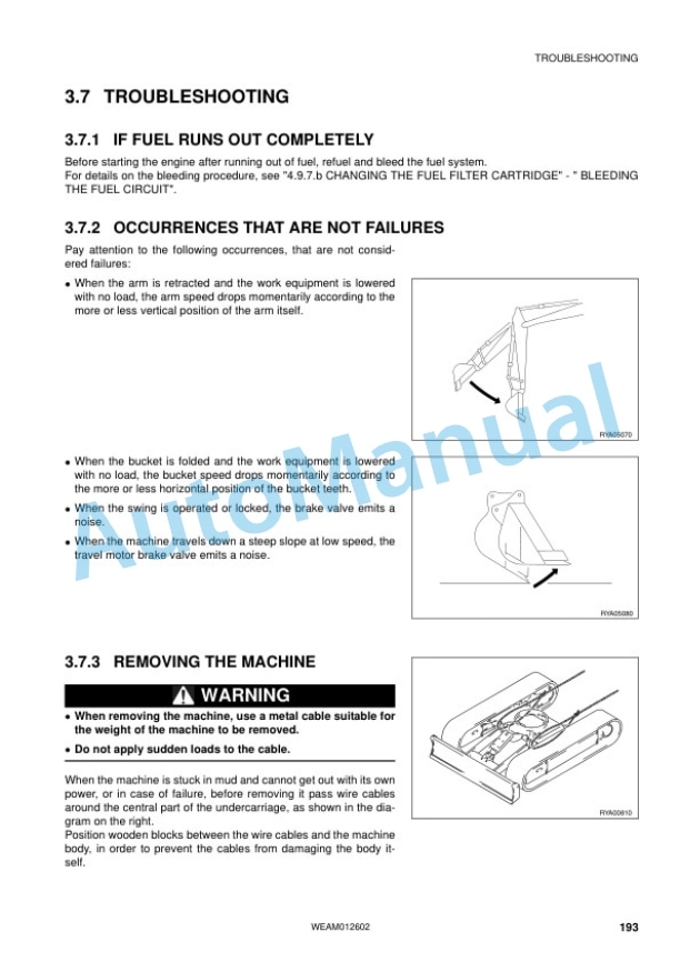 Komatsu PC45MR-3 Hydraulic Excavator Operation and Maintenance Manual WEAM012602 4 Komatsu PC45MR-3 Hydraulic Excavator Operation and Maintenance Manual WEAM012602 - Image 4