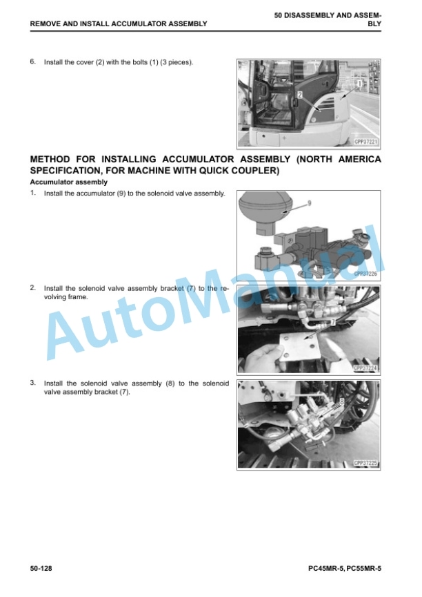 Komatsu PC45MR-5, PC55MR-5 Compact Hydraulic Excavator Shop Manual SEN06574-07 5 Komatsu PC45MR-5, PC55MR-5 Compact Hydraulic Excavator Shop Manual SEN06574-07 - Image 5