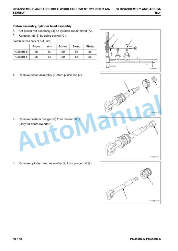 Komatsu PC45MR-5, PC55MR-5 Compact Hydraulic Excavator Shop Manual SEN06574-13 5 Komatsu PC45MR-5, PC55MR-5 Compact Hydraulic Excavator Shop Manual SEN06574-13 - Image 5
