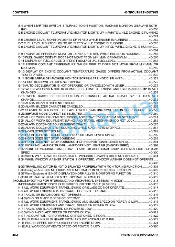Komatsu PC45MR-5E0, PC55MR-5E0 Compact Hydraulic Excavator Shop Manual WENBM00230 3 Komatsu PC45MR-5E0, PC55MR-5E0 Compact Hydraulic Excavator Shop Manual WENBM00230 - Image 3