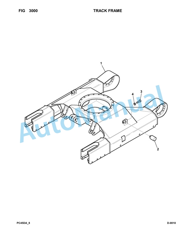 Komatsu PC45R-8 DELUXE Hydraulic Excavator Parts Manual F21251-up-2
