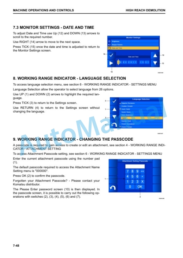 Komatsu PC490-11, PC490LC-11, PC490HRD-11 Demolition Hydraulic Excavator Operation and Maintenance Manual UENAM01472 5 Komatsu PC490-11, PC490LC-11, PC490HRD-11 Demolition Hydraulic Excavator Operation and Maintenance Manual UENAM01472 - Image 5