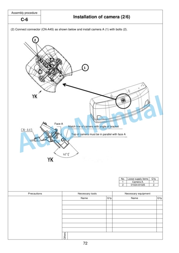 Komatsu PC490LC-10 Hydraulic Excavator Field Assembly Instruction GEN00109-02 4 Komatsu PC490LC-10 Hydraulic Excavator Field Assembly Instruction GEN00109-02 - Image 4