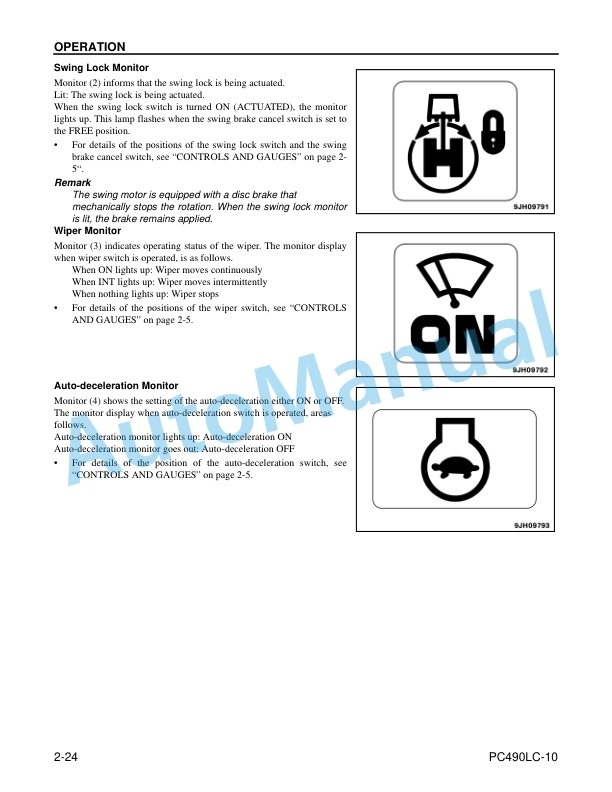 Komatsu PC490LC-10 Hydraulic Excavator Operation and Maintenance Manual CEAM025503 2 Komatsu PC490LC-10 Hydraulic Excavator Operation and Maintenance Manual CEAM025503 - Image 2