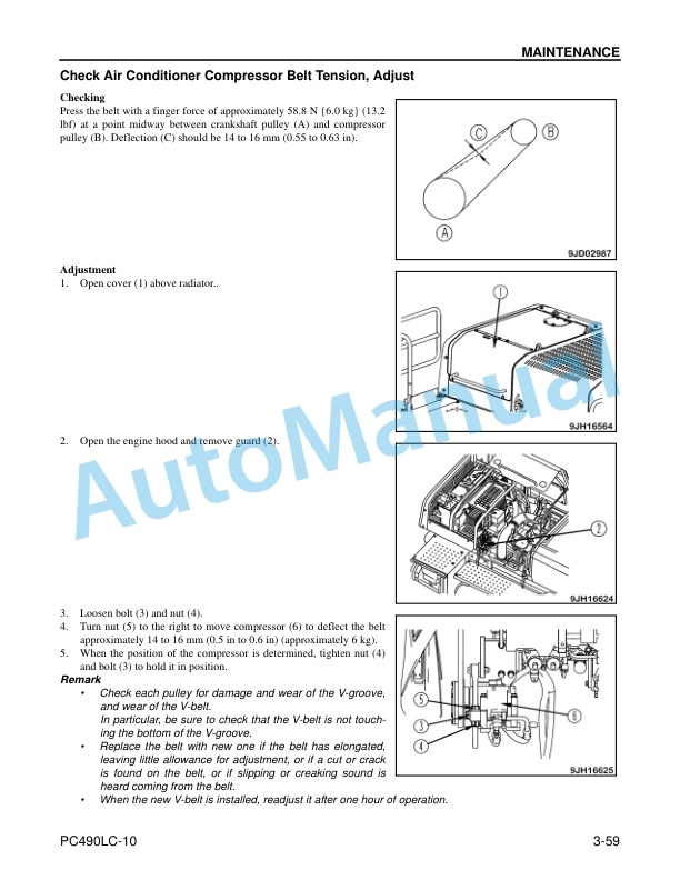Komatsu PC490LC-10 Hydraulic Excavator Operation and Maintenance Manual CEAM025503 5 Komatsu PC490LC-10 Hydraulic Excavator Operation and Maintenance Manual CEAM025503 - Image 5