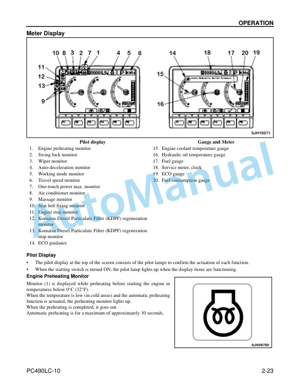 Komatsu PC490LC-10 Hydraulic Excavator Operation and Maintenance Manual CEAM025505 2 Komatsu PC490LC-10 Hydraulic Excavator Operation and Maintenance Manual CEAM025505 - Image 2