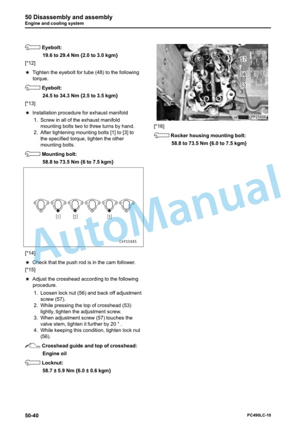 Komatsu PC490LC-10 Hydraulic Excavator Shop Manual SEN05622-05 5 Komatsu PC490LC-10 Hydraulic Excavator Shop Manual SEN05622-05 - Image 5
