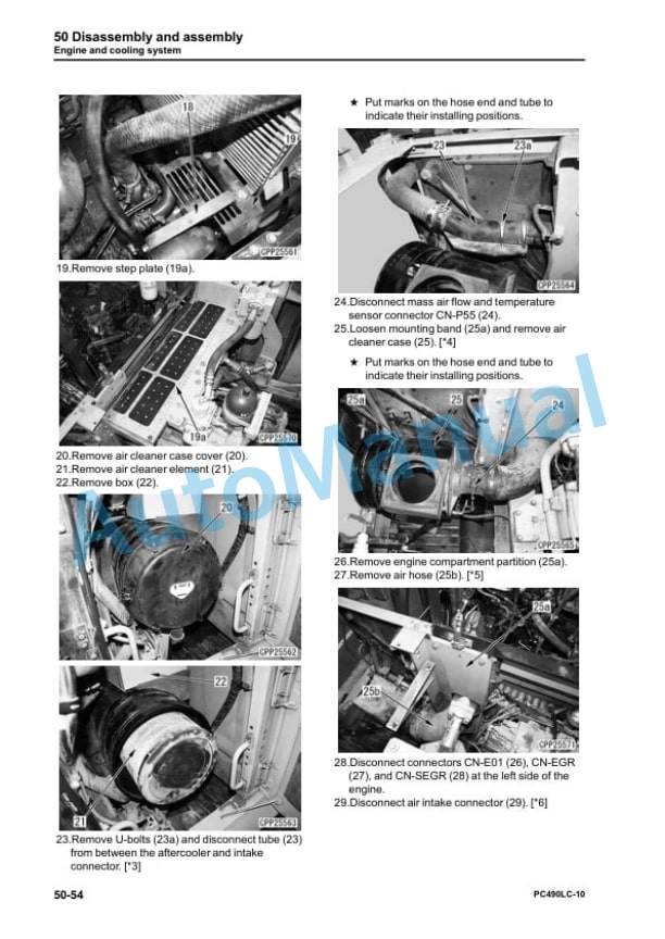 Komatsu PC490LC-10 Hydraulic Excavator Shop Manual SEN05622-07 5 Komatsu PC490LC-10 Hydraulic Excavator Shop Manual SEN05622-07 - Image 5