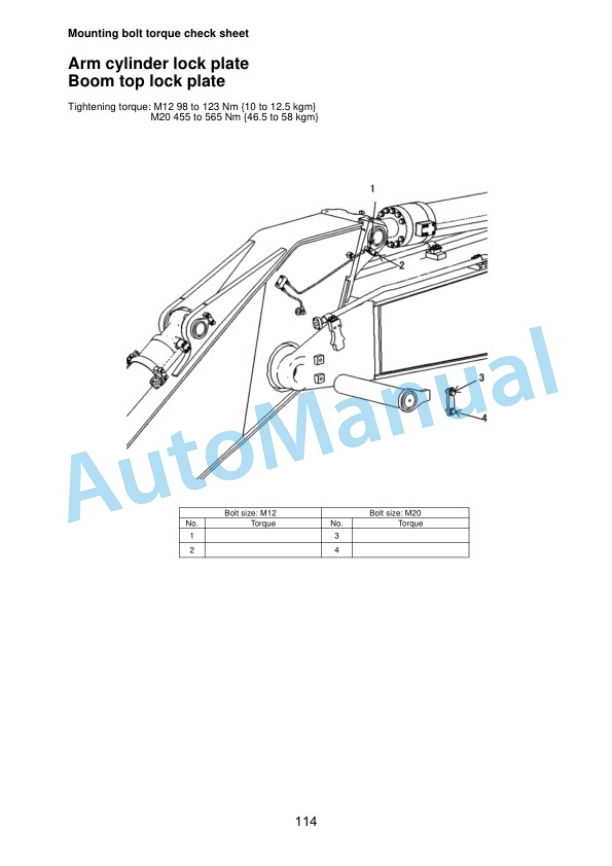 Komatsu PC490LC-11 Hydraulic Excavator Field Assembly Instruction GEN00126-04 5 Komatsu PC490LC-11 Hydraulic Excavator Field Assembly Instruction GEN00126-04 - Image 5