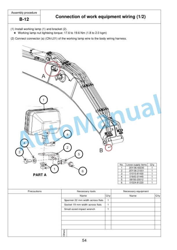 Komatsu PC490LC-11 Hydraulic Excavator Field Assembly Instruction GEN00129-02 3 Komatsu PC490LC-11 Hydraulic Excavator Field Assembly Instruction GEN00129-02 - Image 3