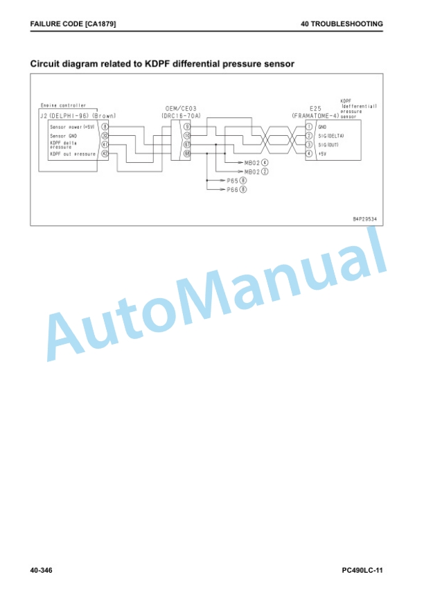 Komatsu PC490LC-11 Hydraulic Excavator Shop Manual SEN06494-05 3 Komatsu PC490LC-11 Hydraulic Excavator Shop Manual SEN06494-05 - Image 3