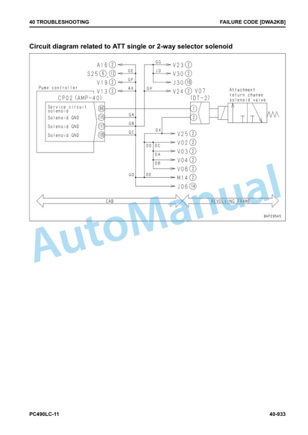 Komatsu PC490LC-11 Hydraulic Excavator Shop Manual SEN06494-10 4 Komatsu PC490LC-11 Hydraulic Excavator Shop Manual SEN06494-10 - Image 4