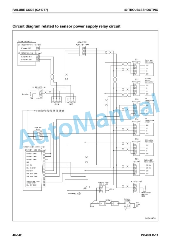 Komatsu PC490LC-11 Hydraulic Excavator Shop Manual SEN06731-00 3 Komatsu PC490LC-11 Hydraulic Excavator Shop Manual SEN06731-00 - Image 3