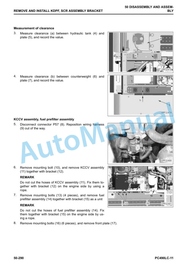 Komatsu PC490LC-11 Hydraulic Excavator Shop Manual SEN06731-00 5 Komatsu PC490LC-11 Hydraulic Excavator Shop Manual SEN06731-00 - Image 5