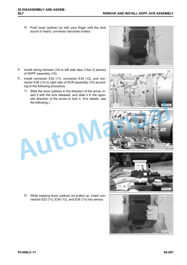 Komatsu PC490LC-11 Hydraulic Excavator Shop Manual SEN06738-04 5 Komatsu PC490LC-11 Hydraulic Excavator Shop Manual SEN06738-04 - Image 5