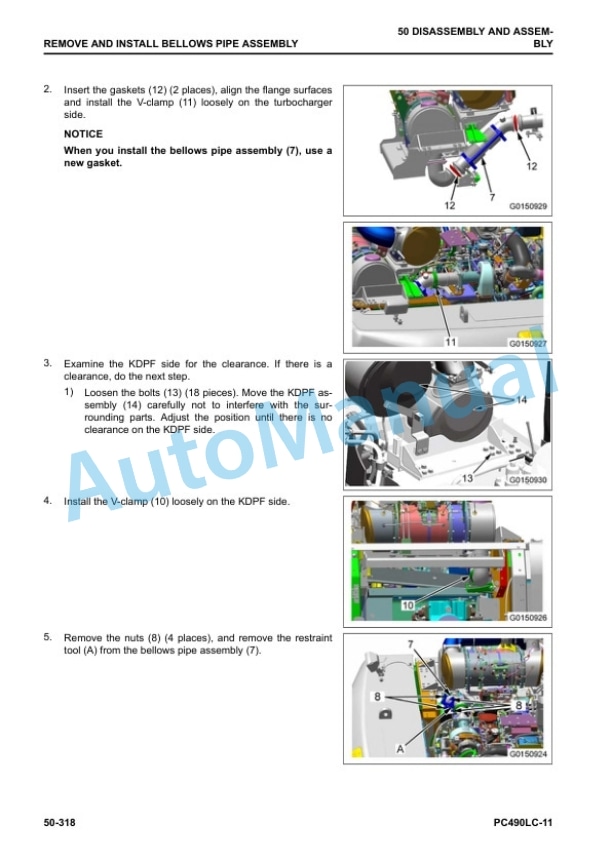 Komatsu PC490LC-11 Hydraulic Excavator Shop Manual SEN06738-06 5 Komatsu PC490LC-11 Hydraulic Excavator Shop Manual SEN06738-06 - Image 5