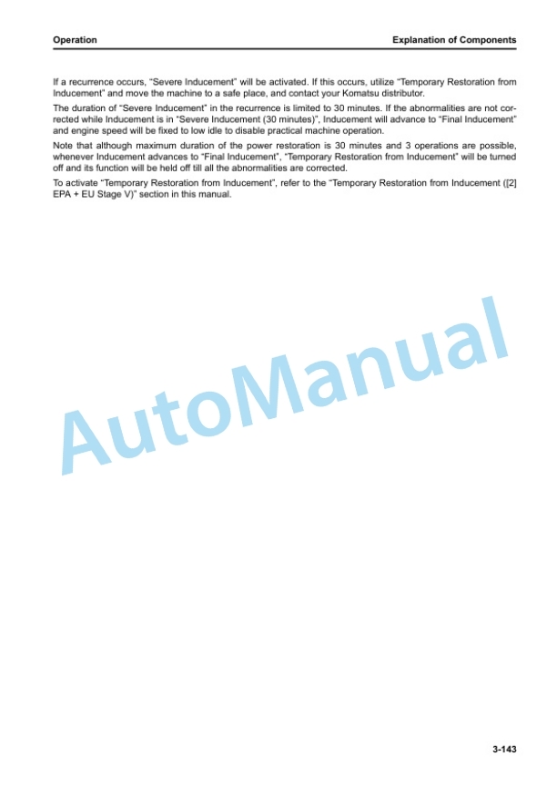 Komatsu PC490LC-11E0 Demolition Hydraulic Excavator Operation and Maintenance Manual UENAM02030 3 Komatsu PC490LC-11E0 Demolition Hydraulic Excavator Operation and Maintenance Manual UENAM02030 - Image 3