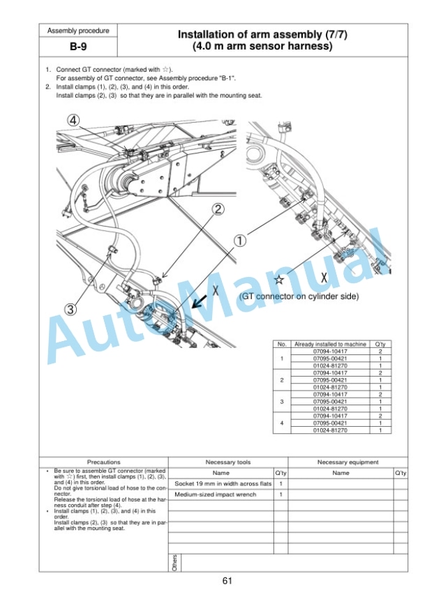 Komatsu PC490LCi-11 Hydraulic Excavator Field Assembly Instruction GEN00145-01 3 Komatsu PC490LCi-11 Hydraulic Excavator Field Assembly Instruction GEN00145-01 - Image 3