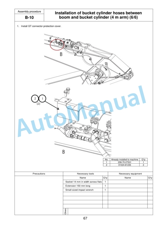 Komatsu PC490LCi-11 Hydraulic Excavator Field Assembly Instruction GEN00145-03 3 Komatsu PC490LCi-11 Hydraulic Excavator Field Assembly Instruction GEN00145-03 - Image 3