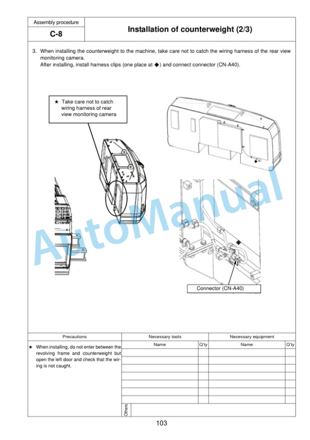 Komatsu PC490LCi-11 Hydraulic Excavator Field Assembly Instruction GEN00145-03 4 Komatsu PC490LCi-11 Hydraulic Excavator Field Assembly Instruction GEN00145-03 - Image 4