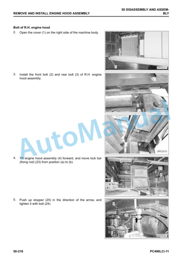 Komatsu PC490LCi-11 Hydraulic Excavator Shop Manual SEN06592-10 5 Komatsu PC490LCi-11 Hydraulic Excavator Shop Manual SEN06592-10 - Image 5