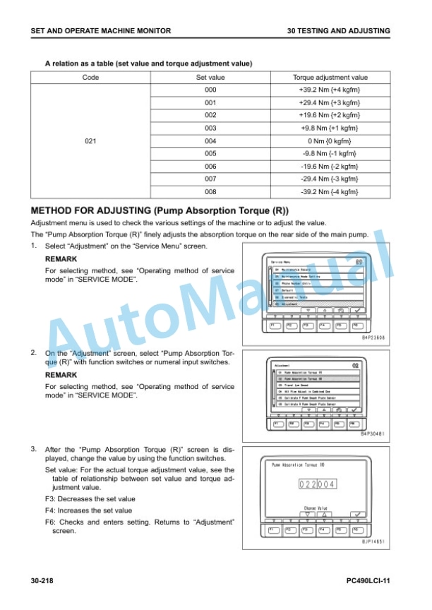 Alternative view of Komatsu PC490LCi-11 Hydraulic Excavator Shop Manual SEN06592-15