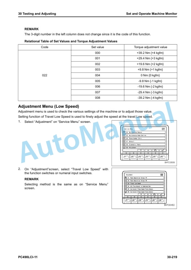 Alternative view of Komatsu PC490LCi-11 Hydraulic Excavator Shop Manual SEN06592-18