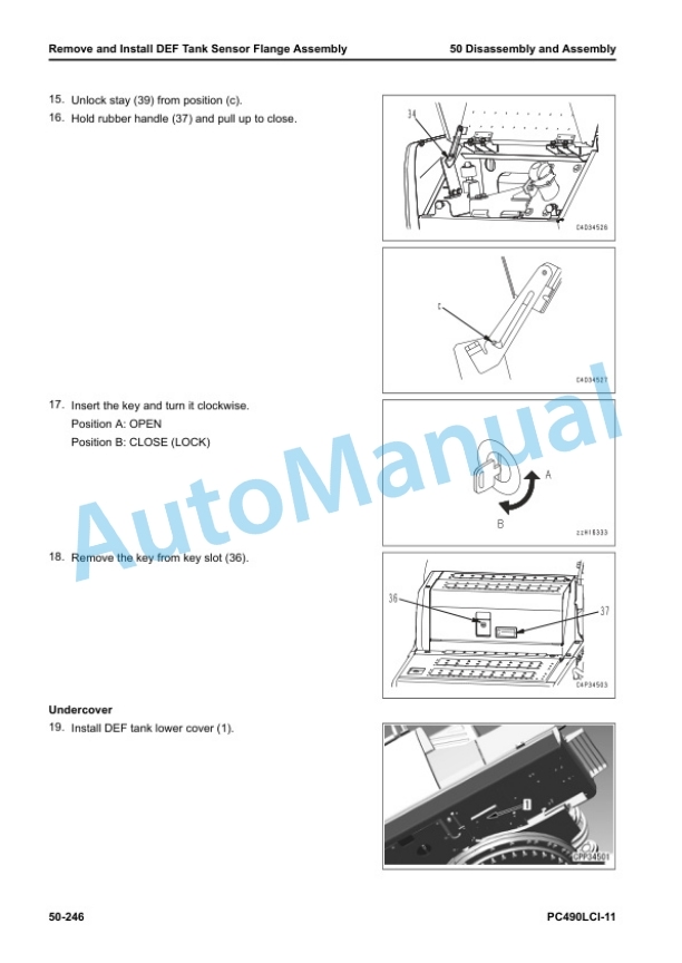 Komatsu PC490LCi-11 Hydraulic Excavator Shop Manual SEN06592-18 5 Komatsu PC490LCi-11 Hydraulic Excavator Shop Manual SEN06592-18 - Image 5