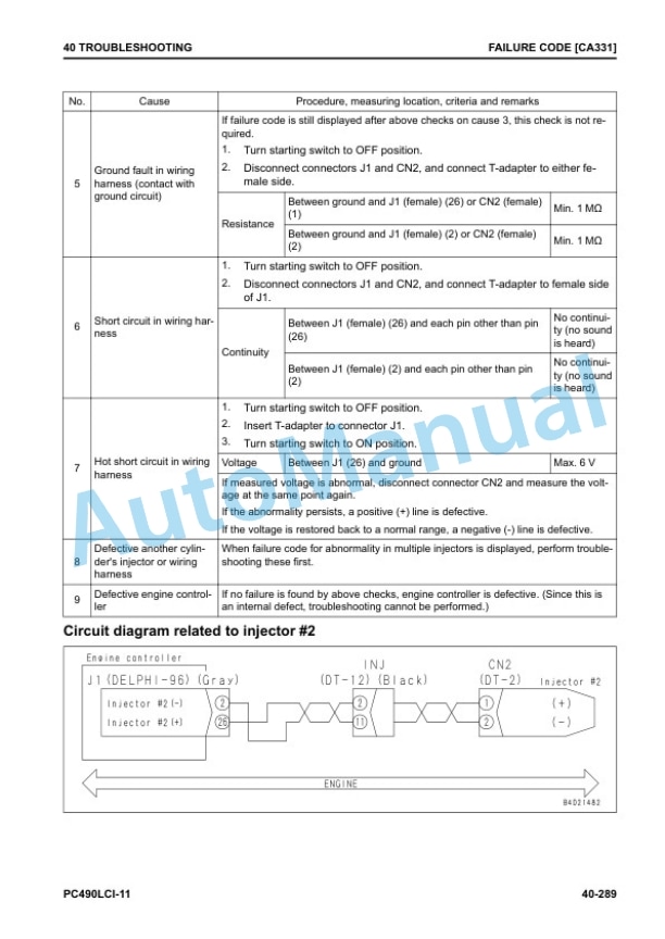 Komatsu PC490LCi-11 Hydraulic Excavator Shop Manual SEN06944-01 3 Komatsu PC490LCi-11 Hydraulic Excavator Shop Manual SEN06944-01 - Image 3