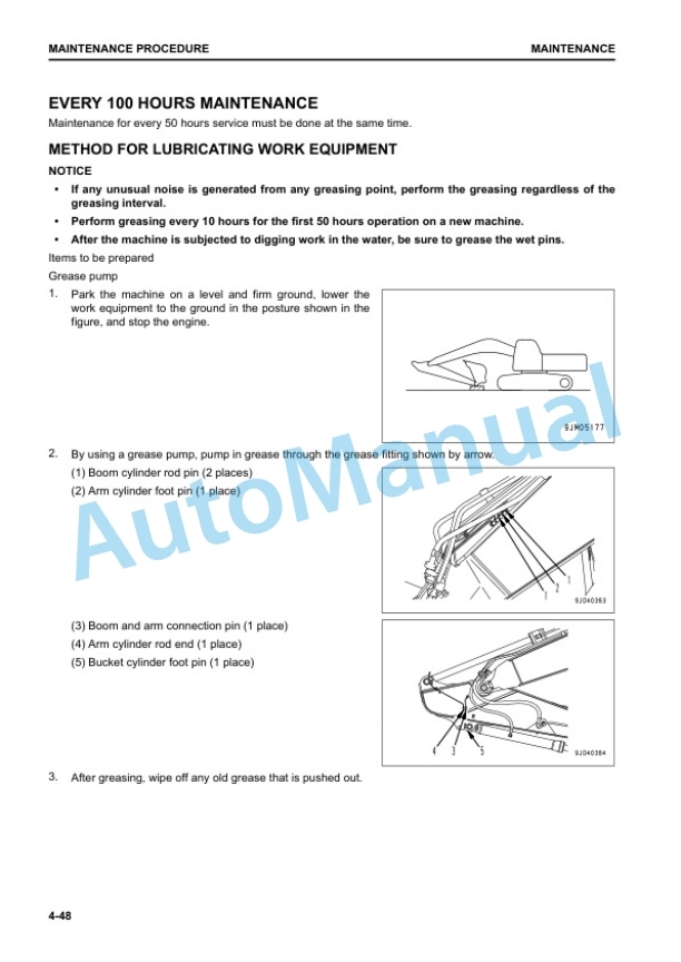 Komatsu PC500LC-10M0 Hydraulic Excavator Operation and Maintenance Manual PEN01333-05 5 Komatsu PC500LC-10M0 Hydraulic Excavator Operation and Maintenance Manual PEN01333-05 - Image 5