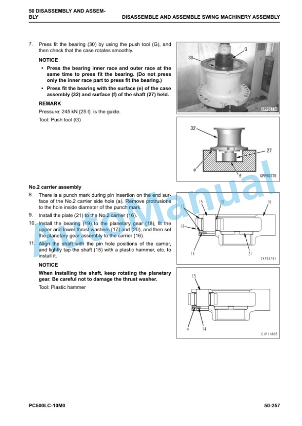 Komatsu PC500LC-10M0 Hydraulic Excavator Shop Manual SEN06813-00 5 Komatsu PC500LC-10M0 Hydraulic Excavator Shop Manual SEN06813-00 - Image 5