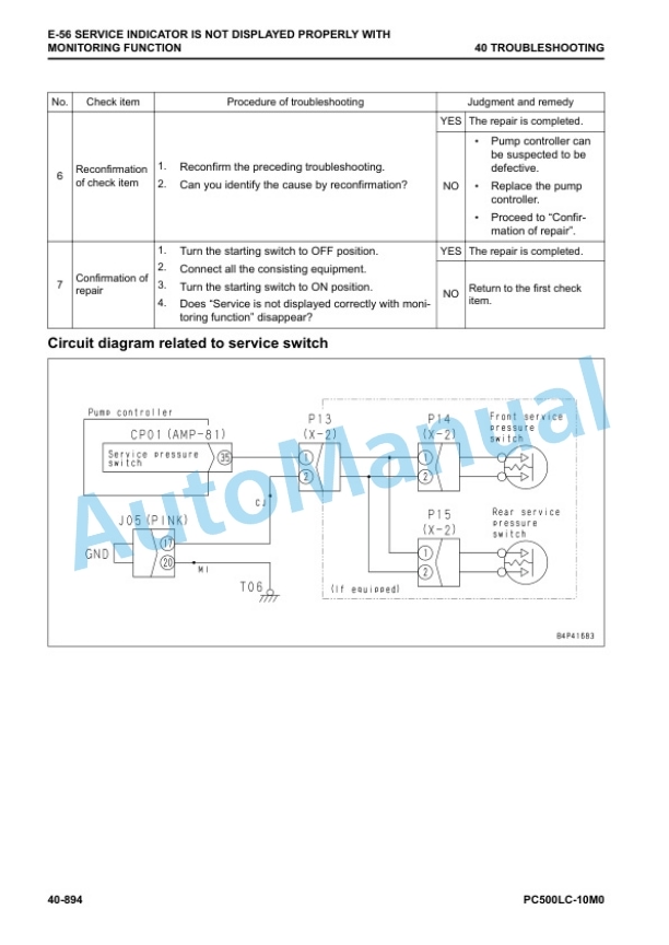 Komatsu PC500LC-10M0 Hydraulic Excavator Shop Manual SEN06813-08 4 Komatsu PC500LC-10M0 Hydraulic Excavator Shop Manual SEN06813-08 - Image 4
