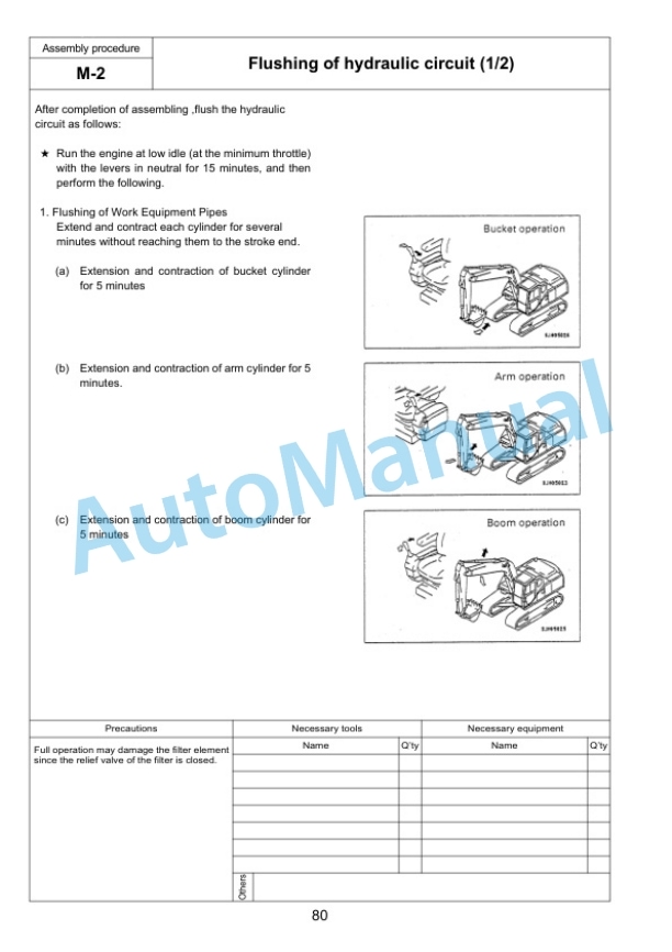 Komatsu PC500LC-10M0, PC500LC-10R Hydraulic Excavator Field Assembly Instruction GEN00181-03 4 Komatsu PC500LC-10M0, PC500LC-10R Hydraulic Excavator Field Assembly Instruction GEN00181-03 - Image 4