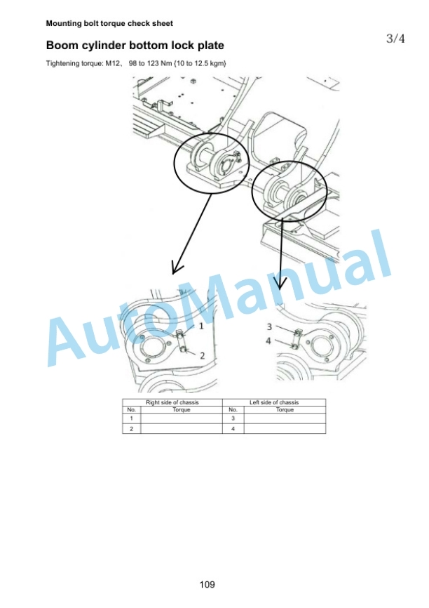 Komatsu PC500LC-10M0, PC500LC-10R Hydraulic Excavator Field Assembly Instruction GEN00181-03 5 Komatsu PC500LC-10M0, PC500LC-10R Hydraulic Excavator Field Assembly Instruction GEN00181-03 - Image 5