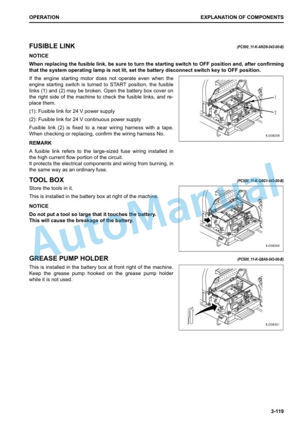 Komatsu PC500LC-10R Hydraulic Excavator Operation and Maintenance Manual PEN01162-03 3 Komatsu PC500LC-10R Hydraulic Excavator Operation and Maintenance Manual PEN01162-03 - Image 3