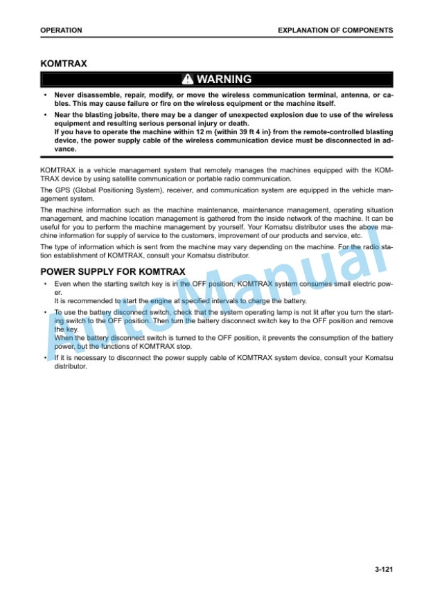 Komatsu PC500LC-10R Hydraulic Excavator Operation and Maintenance Manual PEN01206-01 3 Komatsu PC500LC-10R Hydraulic Excavator Operation and Maintenance Manual PEN01206-01 - Image 3