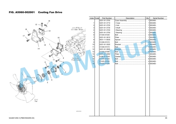 Komatsu PC500LC-10R Hydraulic Excavator Parts Manual PBEH500AR0-00 2 Komatsu PC500LC-10R Hydraulic Excavator Parts Manual PBEH500AR0-00 - Image 2