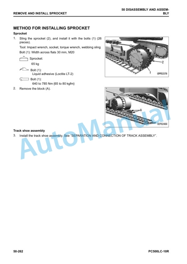 Komatsu PC500LC-10R Hydraulic Excavator Shop Manual SEN06722-09 5 Komatsu PC500LC-10R Hydraulic Excavator Shop Manual SEN06722-09 - Image 5