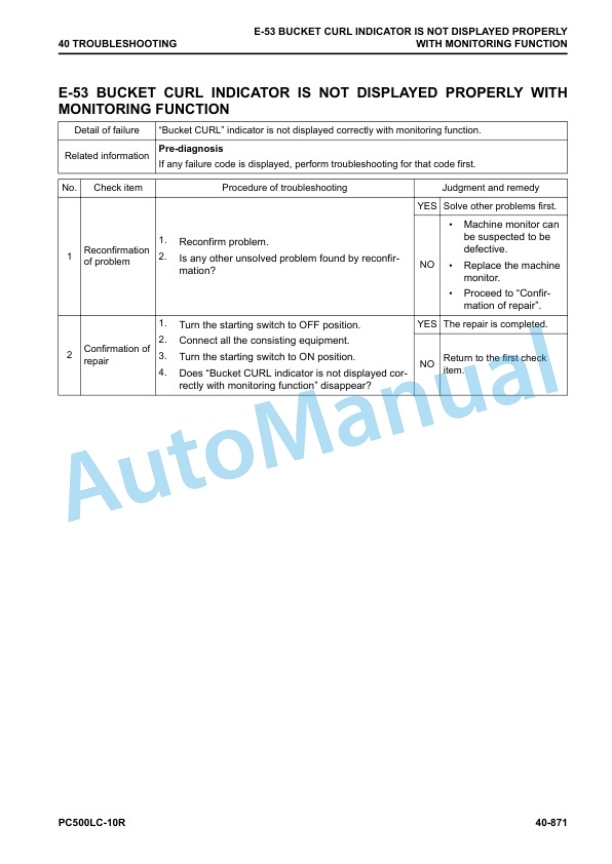 Komatsu PC500LC-10R Hydraulic Excavator Shop Manual YEBM202200 4 Komatsu PC500LC-10R Hydraulic Excavator Shop Manual YEBM202200 - Image 4