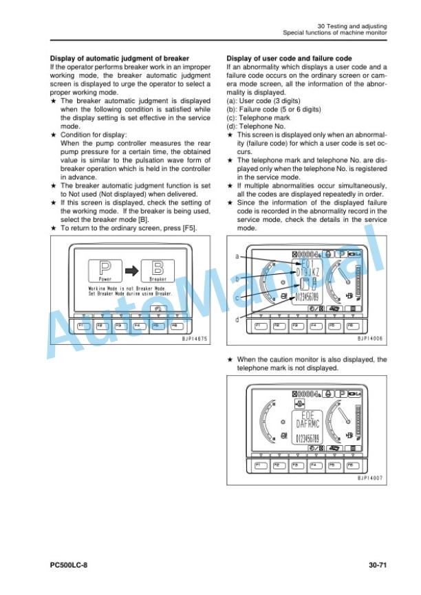 Komatsu PC500LC-8 Hydraulic Excavator Shop Manual SEN06648-02 3 Komatsu PC500LC-8 Hydraulic Excavator Shop Manual SEN06648-02 - Image 3
