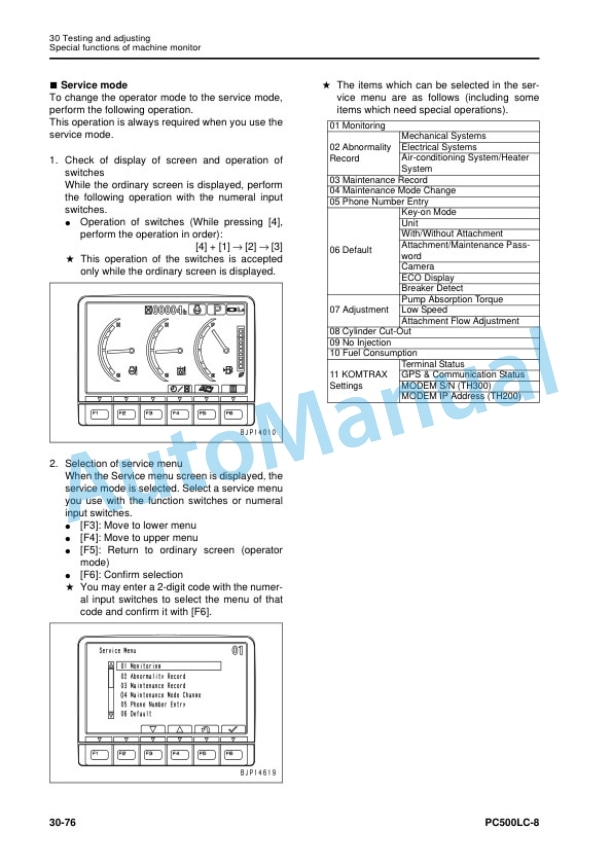 Komatsu PC500LC-8 Hydraulic Excavator Shop Manual SEN06648-03 3 Komatsu PC500LC-8 Hydraulic Excavator Shop Manual SEN06648-03 - Image 3