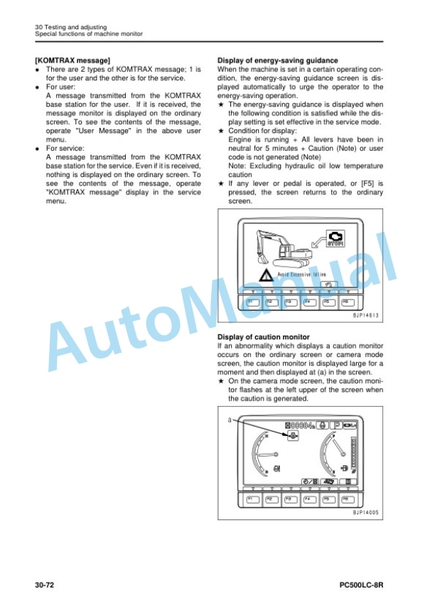 Komatsu PC500LC-8R Hydraulic Excavator Shop Manual SEN06614-03 3 Komatsu PC500LC-8R Hydraulic Excavator Shop Manual SEN06614-03 - Image 3