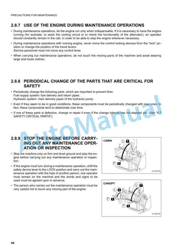 Komatsu PC50MR-2 Galeo Hydraulic Excavator Operation and Maintenance Manual WEAM006703 2 Komatsu PC50MR-2 Galeo Hydraulic Excavator Operation and Maintenance Manual WEAM006703 - Image 2