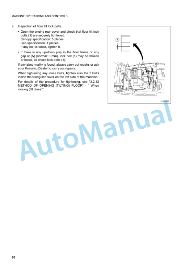 Komatsu PC50MR-2 Galeo Hydraulic Excavator Operation and Maintenance Manual WEAM006703 3 Komatsu PC50MR-2 Galeo Hydraulic Excavator Operation and Maintenance Manual WEAM006703 - Image 3