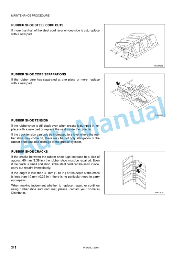 Komatsu PC50MR-2 Hydraulic Excavator Operation and Maintenance Manual WEAM012201 5 Komatsu PC50MR-2 Hydraulic Excavator Operation and Maintenance Manual WEAM012201 - Image 5