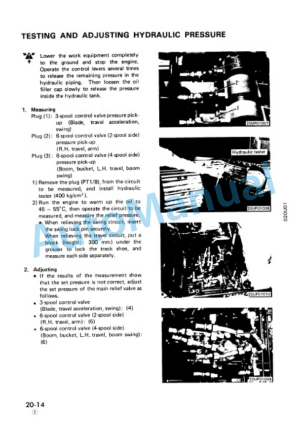 Komatsu PC50UU-1 Hydraulic Excavator Shop Manual SEBM020U0104 3 Komatsu PC50UU-1 Hydraulic Excavator Shop Manual SEBM020U0104 - Image 3
