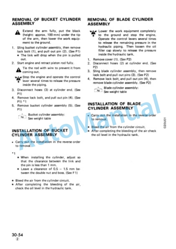 Komatsu PC50UU-1 Hydraulic Excavator Shop Manual SEBM020U0104 5 Komatsu PC50UU-1 Hydraulic Excavator Shop Manual SEBM020U0104 - Image 5