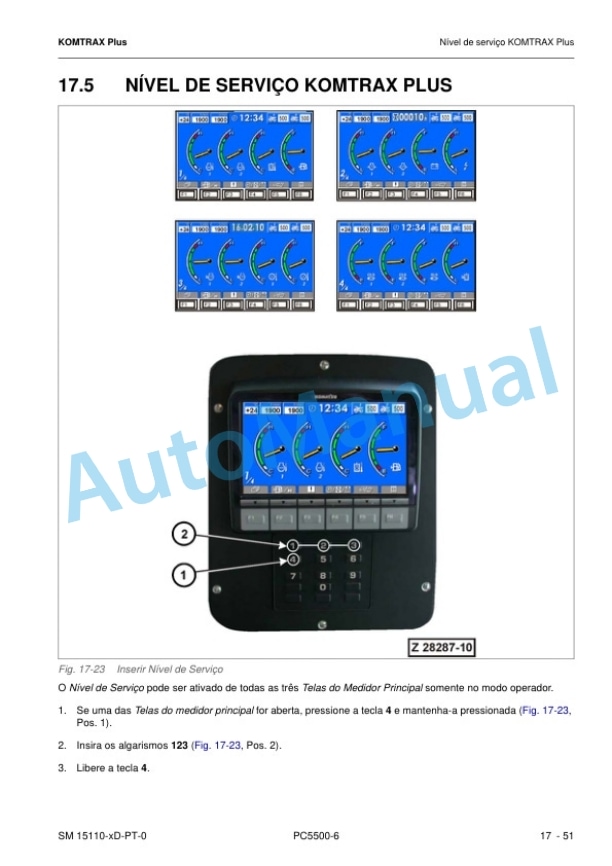 Komatsu PC5500-6 Diesel Hydraulic Excavator Service Manual 15110-xD-PT-0 5 Komatsu PC5500-6 Diesel Hydraulic Excavator Service Manual 15110-xD-PT-0 - Image 5